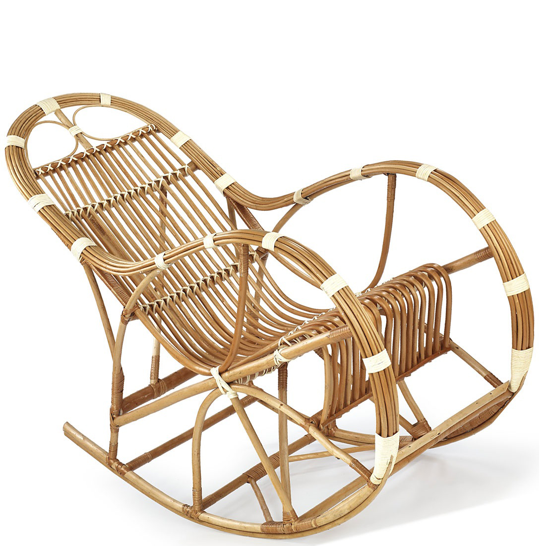 Кресла-качалки из ротанга