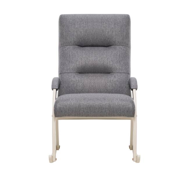 Кресло-качалка Leset Дэми Слоновая кость Malmo 90 (серый)