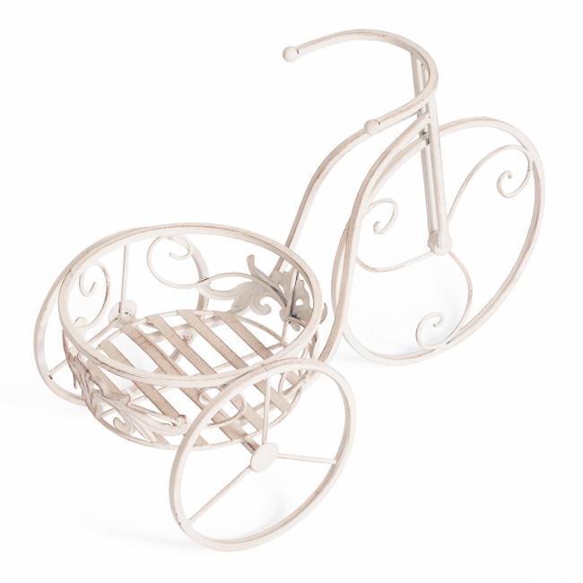 Цветочница Secret de Maison LED ( mod. PL08-10009 ) металл, 55х25х39см, antique white (Комплект из 4 шт.)