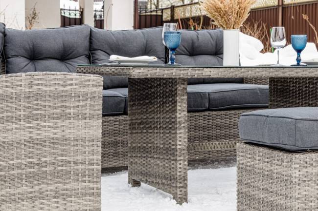 Угловой комплект Genry из искусственного ротанга