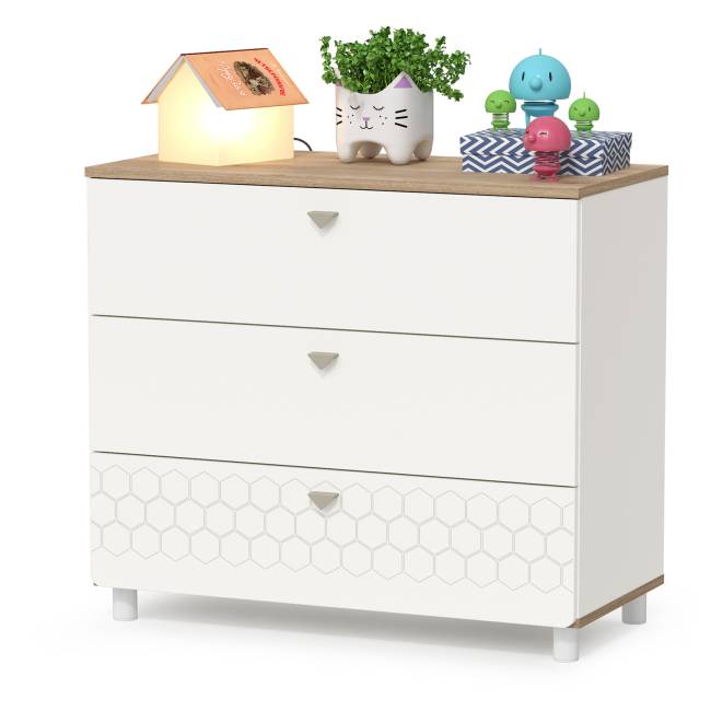 Мебель в детскую Эйп № 3 цвет белый/дуб белый Мебель в детскую Эйп № 3 цвет белый/дуб белый