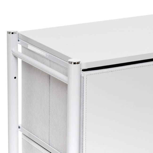 Комод Leset Хайди широкий 5 ящиков Белый Белый Комод Leset Хайди широкий 5 ящиков Белый Белый