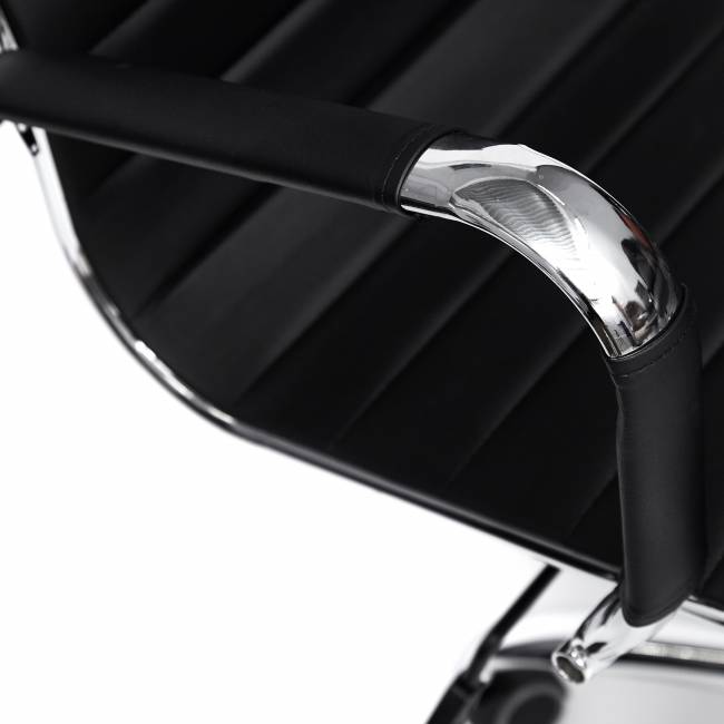 Кресло Урбан-Лоу/Urban-Low кож/зам, черный, 36-6 черный кож/зам