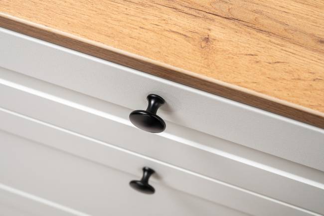 Две тумбы для обуви Остин цвет белый шагрень/дуб крафт золотой