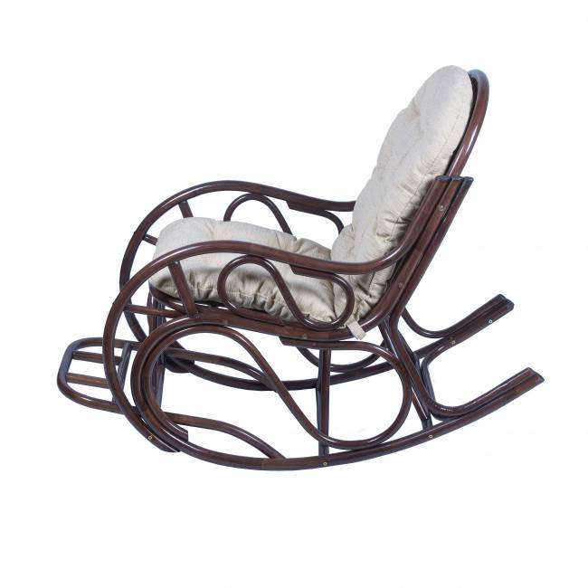 Кресло-качалка с подножкой (Браун)