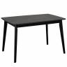 Стол Oslo раскладной 120-160x80x76см, Мрамор неро, чёрный
