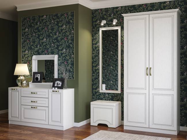 Пуф Ливерпуль 14.02 цвет ясень ваниль/белый/эко-кожа гранд белый