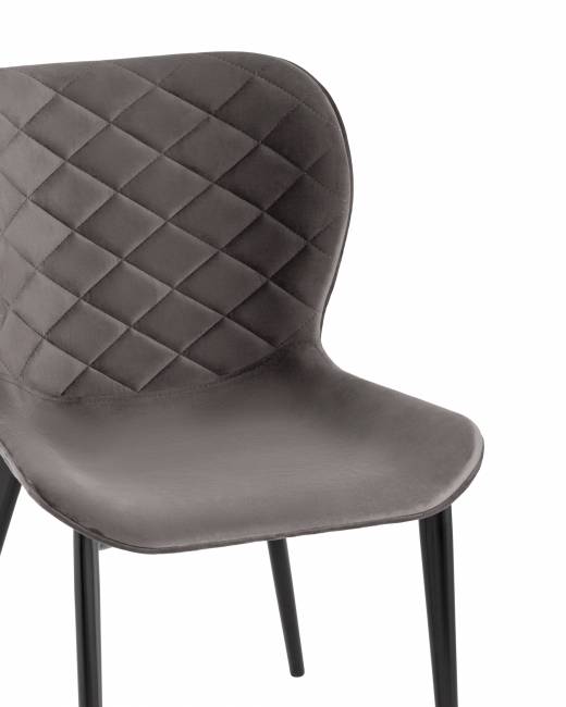 Стул Гамми велюр темно-серый