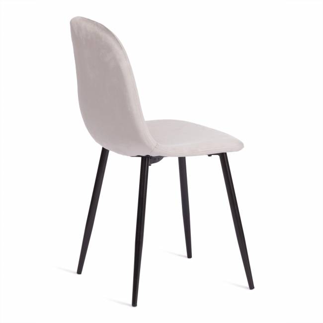 Стул BREEZE (mod. 4724) / 1 шт. в упаковке вельвет/металл, 44 х 53 х 87 см, Light grey (светло-серый) HLR14 / черный светло-серый вельвет/металл Стул BREEZE (mod. 4724) / 1 шт. в упаковке вельвет/металл, 44 х 53 х 87 см, Light grey (светло-серый) HLR14 / черный светло-серый вельвет/металл