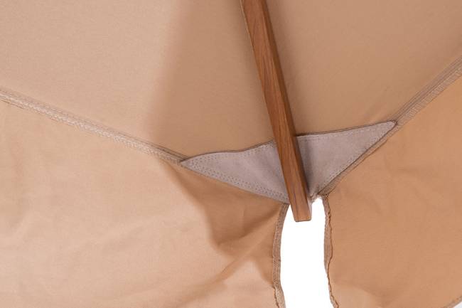 "Корсика" зонт уличный 3х3м на боковой алюминиевой опоре, цвет под дерево