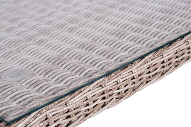 "Катания" обеденная группа плетеная на 6 персон, цвет бежевый "Катания" обеденная группа плетеная на 6 персон, цвет бежевый