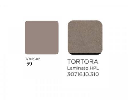 Стол пластиковый обеденный Frasca Maxi Fix Laminato тортора Ø800х720 мм