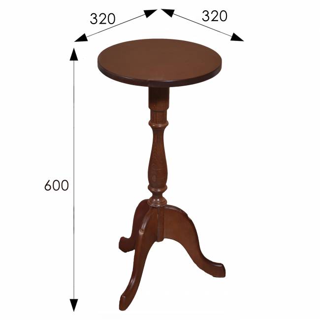 Подставка под цветы напольная П2 средне-коричневый Подставка под цветы напольная П2 средне-коричневый