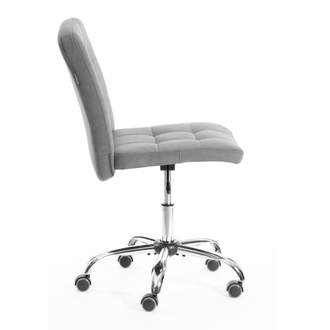 Комплект кресло+стул Медео/Medeo LT, велюр, серый/черный, 29 серый/черный флок