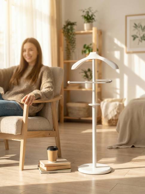Вешалка костюмная В 25Н белый Вешалка костюмная В 25Н белый