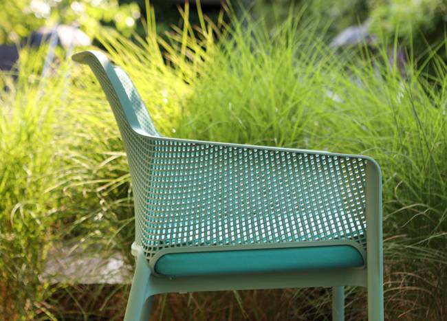 Диван пластиковый Net Bench ментоловый 1160х700х860 мм Диван пластиковый Net Bench ментоловый 1160х700х860 мм