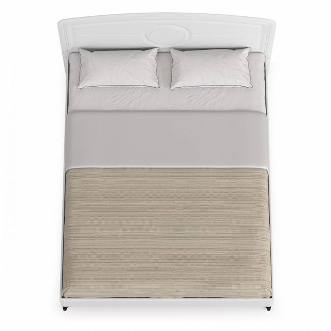 Кровать Валенсия 11.36.01 цвет белый шагрень