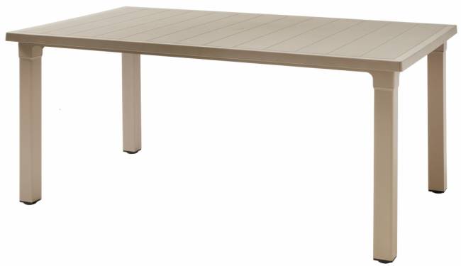 Стол пластиковый обеденный Ercole тортора 1700х1000х750 мм Стол пластиковый обеденный Ercole тортора 1700х1000х750 мм