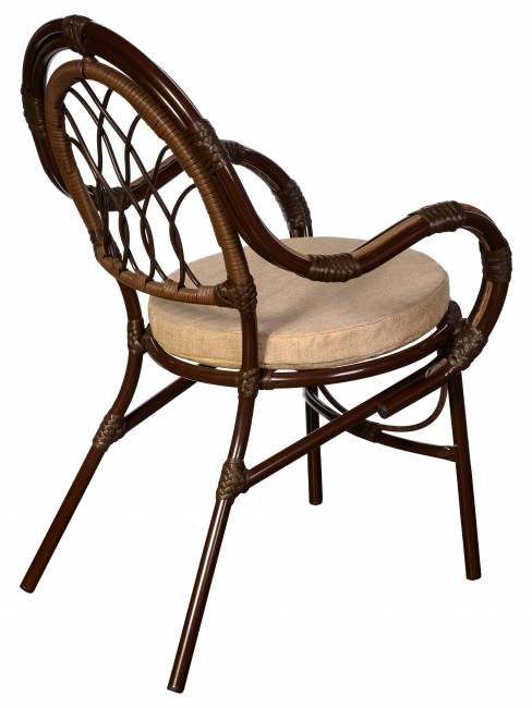 Стул Gavana (Гавана) из искусственного ротанга, орех