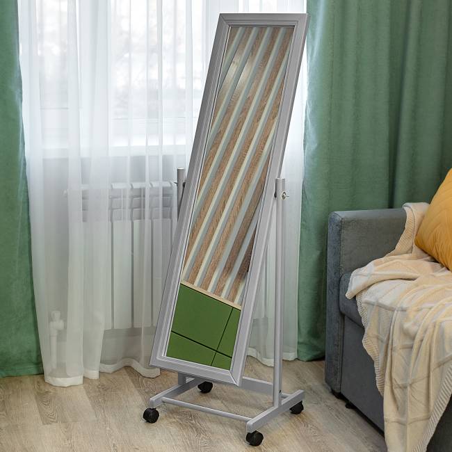 Зеркало напольное BeautyStyle 27 серый 135 см х 42,5 см Зеркало напольное BeautyStyle 27 серый 135 см х 42,5 см
