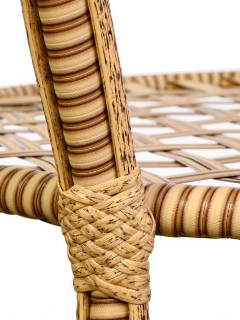 Комплект из искусственного ротанга Java (Ява)-6 (цвет: слоновая кость) Комплект из искусственного ротанга Java (Ява)-6 (цвет: слоновая кость)