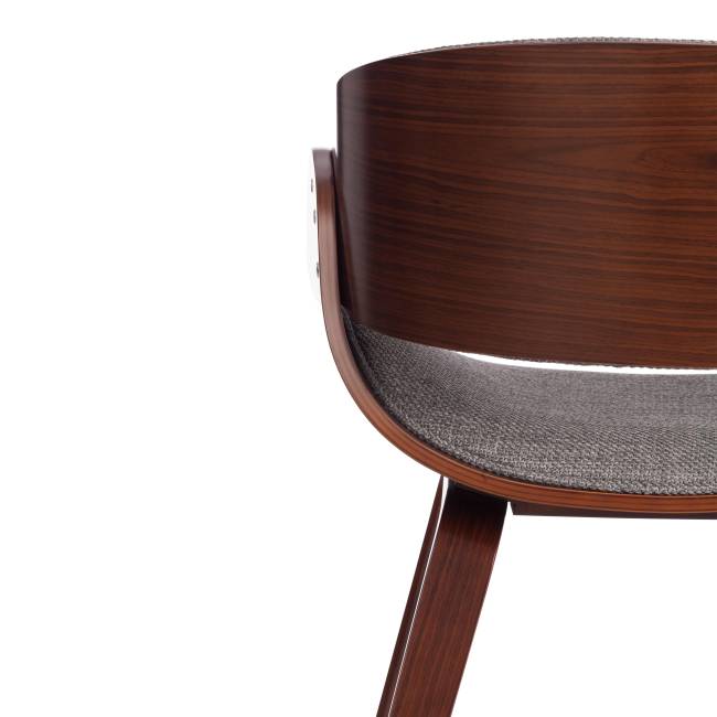 Стул LANDO (mod.8036) дерево / ткань, 59х53х75 см, орех/серый, Aimcasa 28 орех темный, серый дерево / ткань Стул LANDO (mod.8036) дерево / ткань, 59х53х75 см, орех/серый, Aimcasa 28 орех темный, серый дерево / ткань