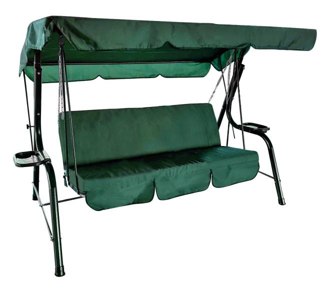Качели садовые "Гавана" зеленые