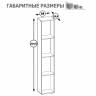 Стеллаж Куба модель 13.141 цвет дуб сонома/белый премиум