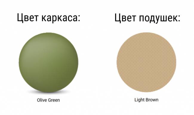 Комплект пластиковой мебели Portofino Lounge Corner оливковый, светло-коричневый Комплект пластиковой мебели Portofino Lounge Corner оливковый, светло-коричневый