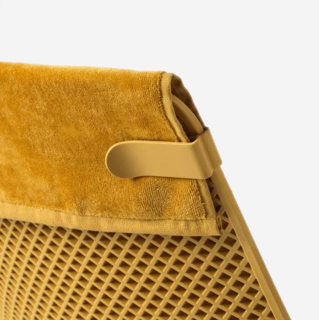 Лаунж-кресло пластиковое Net Lounge горчичный 615х900х990 мм Лаунж-кресло пластиковое Net Lounge горчичный 615х900х990 мм