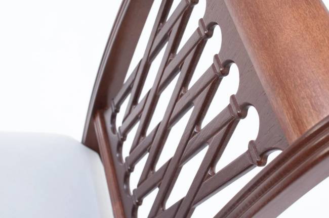 Обеденная группа Верди 120 со стульями Рич/ ромб коричневый, Орех