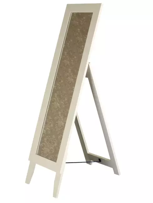 Зеркало напольное BeautyStyle 1 слоновая кость 138 см х 35 см
