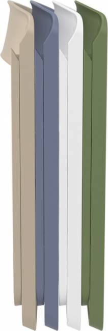 Стул пластиковый Dream темно-серый 480х520х820 мм