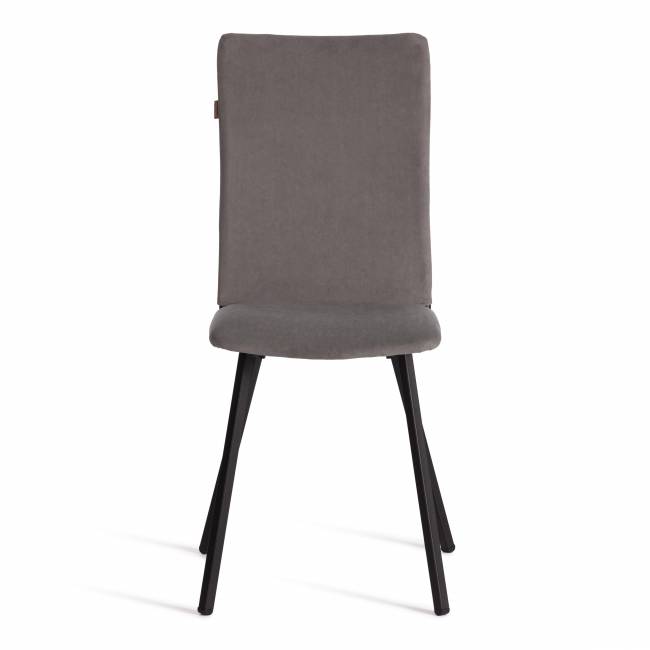 Стул обеденный Ля Русс/La Rousse велюр, серый/черный, 29, 49х50х93 серый флок Стул обеденный Ля Русс/La Rousse велюр, серый/черный, 29, 49х50х93 серый флок