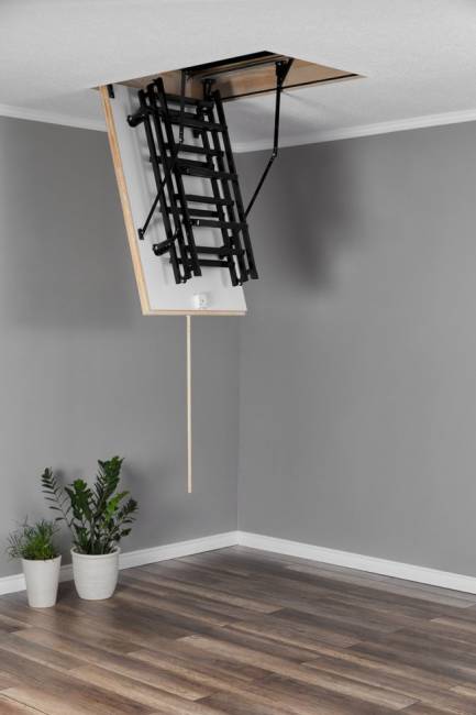 Чердачная складная лестница Metal T3 EI60