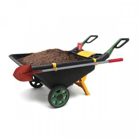 Садовая тележка черный/зеленый 80 л Садовая тележка черный/зеленый 80 л