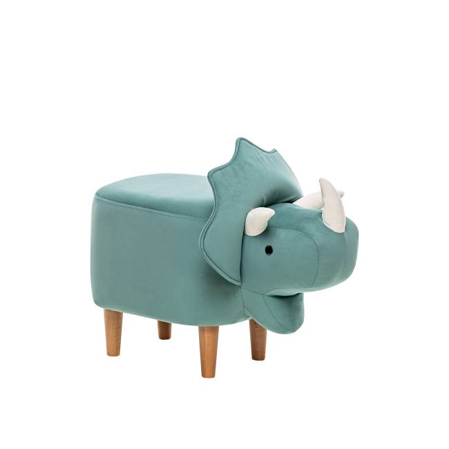 Пуф Leset Dino COMBI V43 зелёный, компаньон V01 белый Бук Пуф Leset Dino COMBI V43 зелёный, компаньон V01 белый Бук