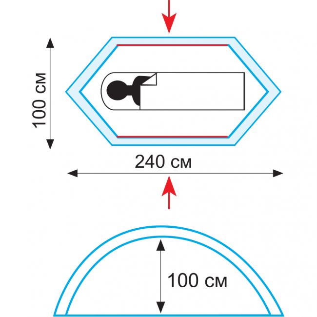 Палатка Tramp Bicycle Light 1 (V2)