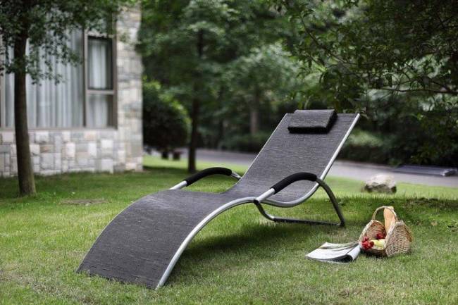 Шезлонг (лежак) Garden Way BRIGO 770505, черный Шезлонг (лежак) Garden Way BRIGO 770505, черный