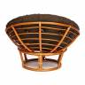 Кресло Папасан/Papasan (23/01 W) /с подушкой/ диаметр подушки 125см, 115х101х104см, коньячный, ткань коричневый, 3м7-147 Cognac (коньяк)