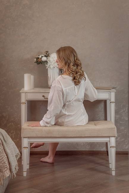 Консоль Васко В 91Н белый ясень/золото Консоль Васко В 91Н белый ясень/золото