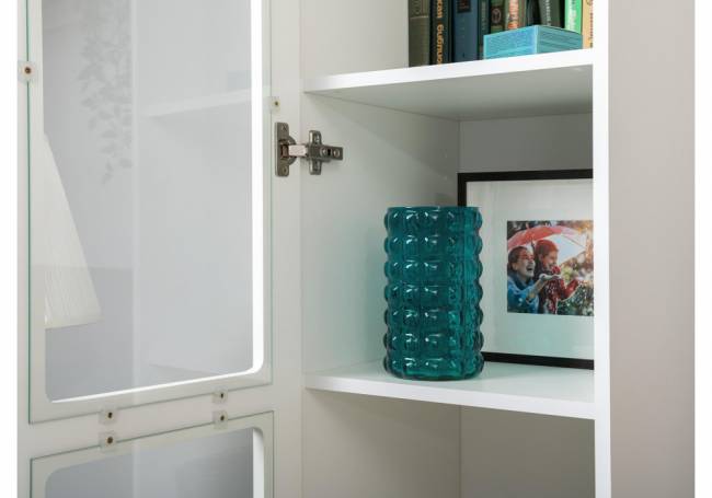 Опра 16.394.03 белый PE шагрень / дуб золотой craft