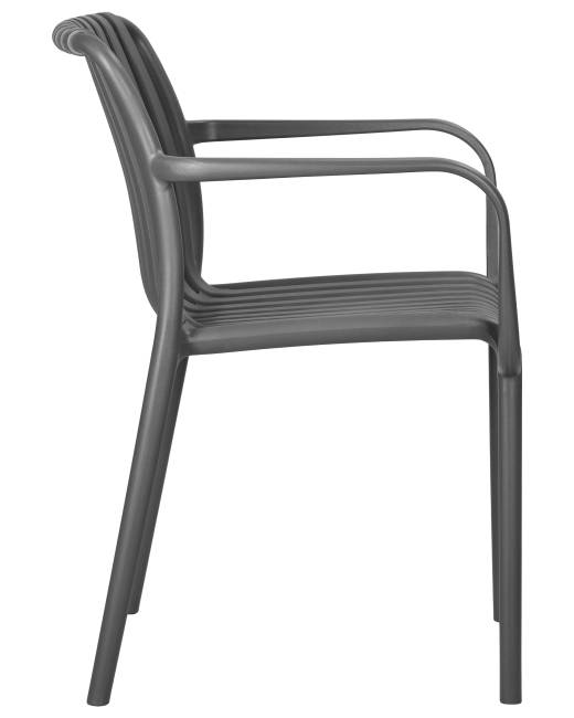 Стул обеденный DOBRIN WALTER ARM, темно-серый (GR-04)