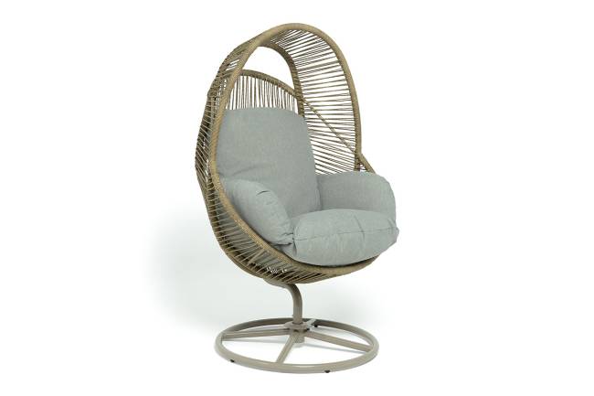 "Барселона" кресло-кокон из искусственного ротанга, цвет соломенный "Барселона" кресло-кокон из искусственного ротанга, цвет соломенный