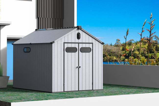 Сарай пластиковый Black Fox Summit 7,4м2 Сарай пластиковый Black Fox Summit 7,4м2